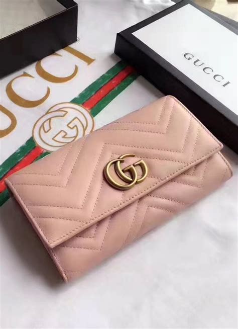 gucci marmont continental wallet pink|Gucci Marmont wallet men's.